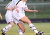 Bentonville senior Hannah Nilsson dribbles the ball against Fort Smith Southside early in the game Monday in Bentonville.