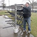 King’s fish attractors are made of plastic pipe and plastic strips that create artificial tree branc...