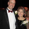  Eagle Award winner Dr. Dan and Suzie Bell enjoy the reception following the Kenny Loggins performan...