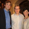  Big Brother Big Sisters board member Bo Bittle, from left, visits with Todd and Shelley Simmons on ...