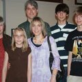  Photographer Darrick Monson, second from right, and his family Rebecca Monson, from left, Cecily Mo...