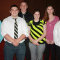 Reality Check volunteers Francisco Juan, from left, Levi Baldonado, Robert Bell, Samantha Messanger...
