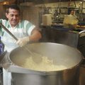  Trusty Mike Duffy stirs a pot of pasta Friday at the Benton County Jail. Food costs are one of the ...