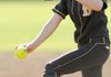 Bentonville’s Kaisha Arnold delivers a pitch during the third inning against Fayetteville on Tuesday at Lady Dawg Yard in Fayetteville.