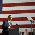 President Barack Obama delivers remarks at the Kennedy Space Center in Florida Thursday.