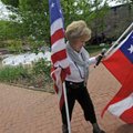  Dee Dee Lamb, director of historic programs for the Washington County Historical Society, prepares ...