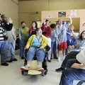 The Aktion Club, a group for people with disabilities associated with Kiwanis International, takes a...