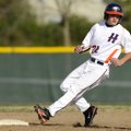 Rogers Heritage’s Travis Entwisle reaches second base during a March 30 game against Fort Smith Nort...