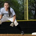 Bentonville senior Meg McGuirt has set school records this season in hits, 44, and bases stolen, 38,...