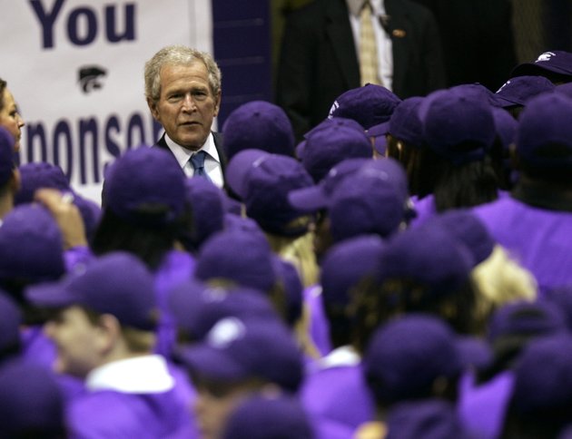 former-president-george-w-bush-speaks-with-some-of-about-500-graduating-seniors-at-el-dorado-high-school-on-thursday-april-22-2010