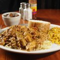  The Seafood Pasta is a popular menu item at R. Landry’s New Orleans Cafe in downtown Fort Smith. It...