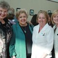  Fayetteville Public Library Board members Lorraine Brewer, from left, Elizabeth Jordan, Karen McDon...