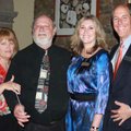  Hosts Joan and Bruce Johnson, from left, visit with Symphony Orchestra of Northwest Arkansas Board ...