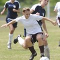 Gentry’s Jessica Vanhook, left, and Shiloh Christian’s Lindsey Roe vie for the ball during Saturday’...