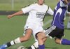 Tayler Estrada of Bentonville, left, was selected by U.S. Youth Soccer for its Olympic Development Program for the second straight year. The five-day event begins Thursday in Boca Raton, Fla.
