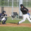 Pea Ridge’s Ryan Roughton hits the ball against Shiloh Christian on Monday in Prairie Grove.