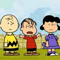 In this image released by Warner Bros. Entertainment, Linus, center, is shown with Charlie Brown and...