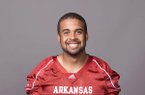 Arkansas Razorbacks' Tight end D.J. Williams.