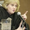 Judge Mary Ann Gunn of the Washington County Drug Court talks to drug offenders Monday at Fayettevil...