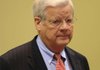 University of Arkansas System president B. Alan Sugg during a University of Arkansas Board of Trustees meeting.