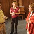 Julia Thorne, right, invited community members into a discussion about immigration in Northwest Arka...