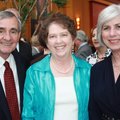 Quality of Life honoree Dan and Patsy Ferritor, from left, and Lynn Donald Carver enjoy the NWACC Fo...