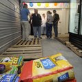 Fayetteville city officials and guests tour the new community pet food bank, Ranger’s Pantry, on Mon...