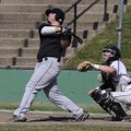 Bentonville’s Matt Russell watches his solo home run during the first inning of Thursday’s doublehea...