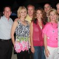  Frances Mayo, from left, Hank Broyles and Mary Bassett, Miles Johnson, Brandi and Howe Roach and Re...