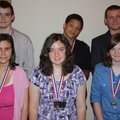  Youth Excellence Award winners gather for a photo at the luncheon in their honor Tuesday. They are,...