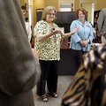  Northwest Arkansas Community College nursing education director Elaine Holloway (center) discusses ...
