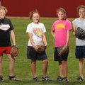 Farmington pitchers, from left, Madison Barnes, Haleigh Ball, Summer Chavis and Whitney Sneed provid...