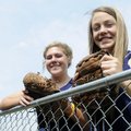 Springdale Har-Ber seniors Molly Bowman, right, and Alyssa Deshong are two of the Lady Wildcats’ lea...