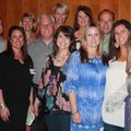 The New School La Fiesta committee members gather at the May 8 fundraiser. They are, from left, Roby...