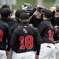 Pea Ridge’s Ryan Roughton celebrates his three-run home run during the first inning of Saturday’s Cl...