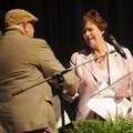   Sharon Darling, president of the National Center for Family Literacy, is introduced by Al ("Papa R...