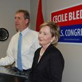 Gunner DeLay (left) conceded the 3rd Congressional District Republican primary election Thursday, sa...