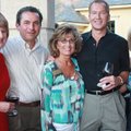 Hosts Merry Lee and Jim Phillips, from right, Friends of Bernice committee chairwoman Linda Hankins ...