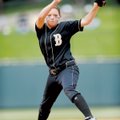 Bentonville’s Kaisha Arnold delivers a pitch during Saturday’s loss to Bryant in the Class 7A State ...