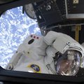 In this May 21, 2010 photo provided by NASA, astronaut Michael Good, STS-132 mission specialist, as ...