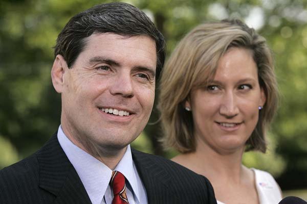 file-arkansas-lt-gov-bill-halter-is-interviewed-as-his-wife-shanti-looks-on-in-north-little-rock-ark-after-the-two-voted-in-the-tuesday-may-18-2010-democratic-primary-election
