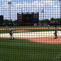 Arkansas warms up Friday afternoon before the start of the Fayetteville Regional at Baum Stadium.