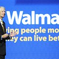 Tom Schoewe, chief financial officer, speaks Friday, June 4, 2010, during the annual Walmart Shareho...