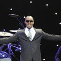 Jamie Foxx performs on stage Friday during the annual Walmart Shareholders meeting at Bud Walton Are...