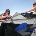 (From left) Brooke Hopkins of Fayetteville, Alison Hoffman from Fayetteville and sister Melissa Hoff...