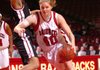 Arkansas’ Sarah Pfeifer drives the basket against Mississippi State on Jan. 27, 2008, in Bud Walton Arena in Fayetteville.