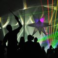 Rock and roll all night Wakarusa music festival goers dance to the sounds of Machine as the band per...