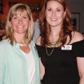 Women’s Shelter board members and fundraising committee co-chairwomen Catherine Grubbs, left, and Ti...