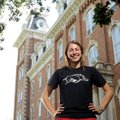 Elkins runner Grace Heymsfield is the Northwest Arkansas Newspapers’ All-Area Girls Runner of the Ye...