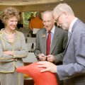 Laura Lee Brown, from left, Mayor Bob McCaslin and Steve Wilson from 21c Museum Hotels talk Tuesday ...
